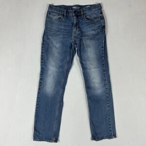 Old Navy Built-in Flex Straight Leg Jeans Men's Size 30x30 Blue Denim Mid Rise